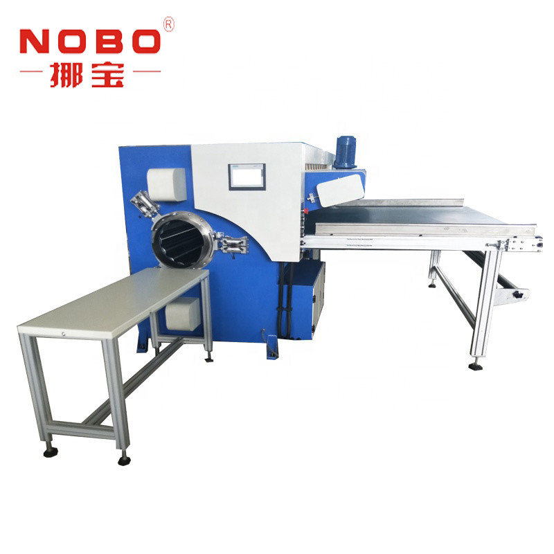 Nobo-J01 αυτόματη τυλίγοντας μηχανή 380V 50hz στρωμάτων για το σφουγγάρι συσκευασίας/το στρώμα λατέξ